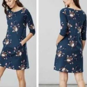 Joules Allie Swing dress.  Size 8.  Blue/green floral.